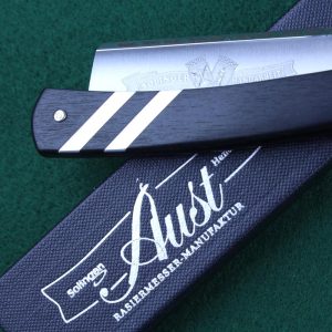 Ralf Aust Cut Throat Ebony French Point Straight Razor