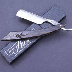 Ralf Aust 6/8 Contemporary Razor with Wenge Wood Scales