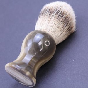 Custom Faux Horn Shaving Brush