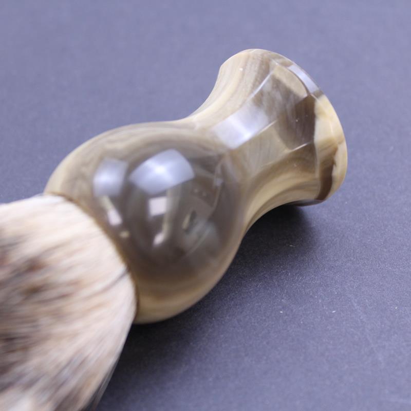 Custom Faux Horn Shaving Brush - Image 2