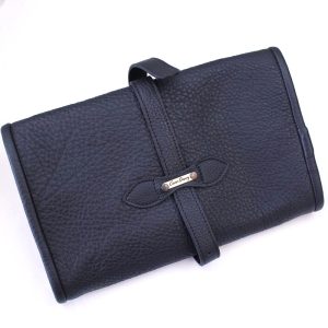 Owen Barry Black Leather Military Wet Pack