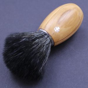 Dovo Olive Wood Shave Brush with Synthetic Hair