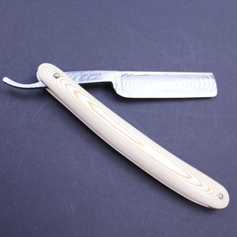 Pre Owned Dovo En Vogue Ivory Micarta Razor - Image 4