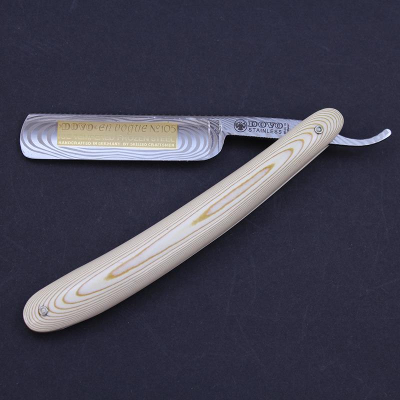 Pre Owned Dovo En Vogue Ivory Micarta Razor - Image 6
