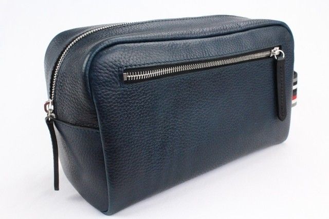 Pittards Attacama Blue Large Wash Dopp Kit