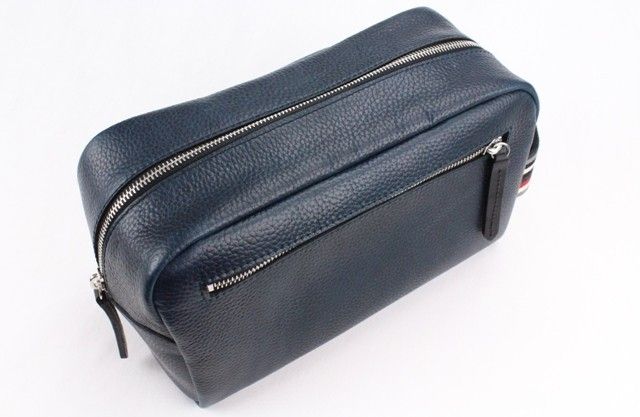 Pittards Attacama Blue Large Wash Dopp Kit Pittards - 2