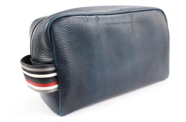 Pittards Attacama Blue Large Wash Dopp Kit Pittards - 4