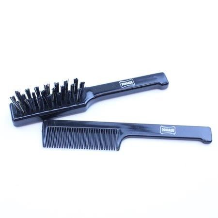 Proraso Moustache Comb and Beard Brush Set