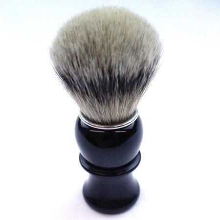 TI Silvertip Badger Black Horn Shave Brush