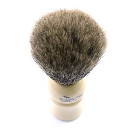 Invisible Edge Pure Badger White Shaving Brush
