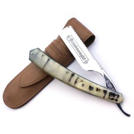 TI 7/8 Rams Horn Razor With Points Design and Dreadnought Marking Thiers-Issard - 7