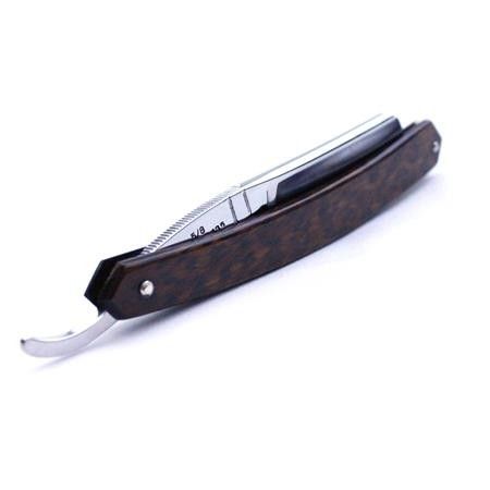 TI 5/8 Snakewood Razor with Inclined (French) Nose Thiers-Issard - 5