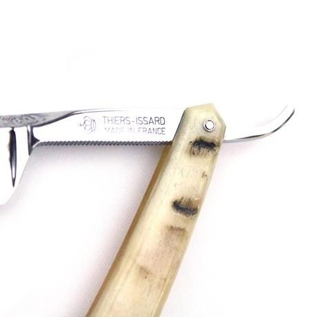 TI 6/8 Rams Horn Razor with Historic Thiers Issard Rose Design
