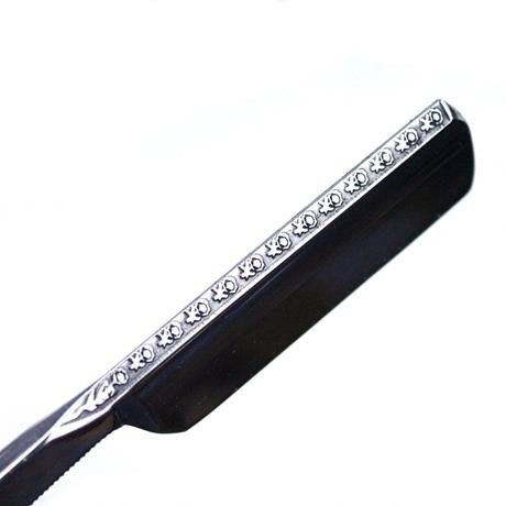 TI 6/8 Rams Horn Razor with Historic Thiers Issard Rose Design