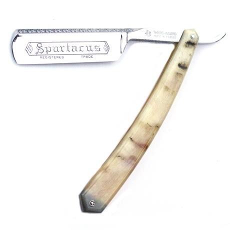 TI 6/8 Rams Horn Razor with Historic Thiers Issard Rose Design