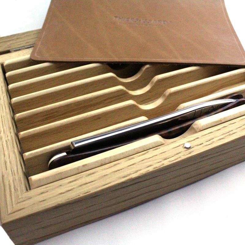 Thiers Issard Deluxe Oak Box for 7 Razors Thiers-Issard - 1