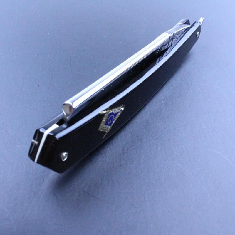 TI 6/8 Dreadnought Razor With Masonic Design Thiers-Issard - 10