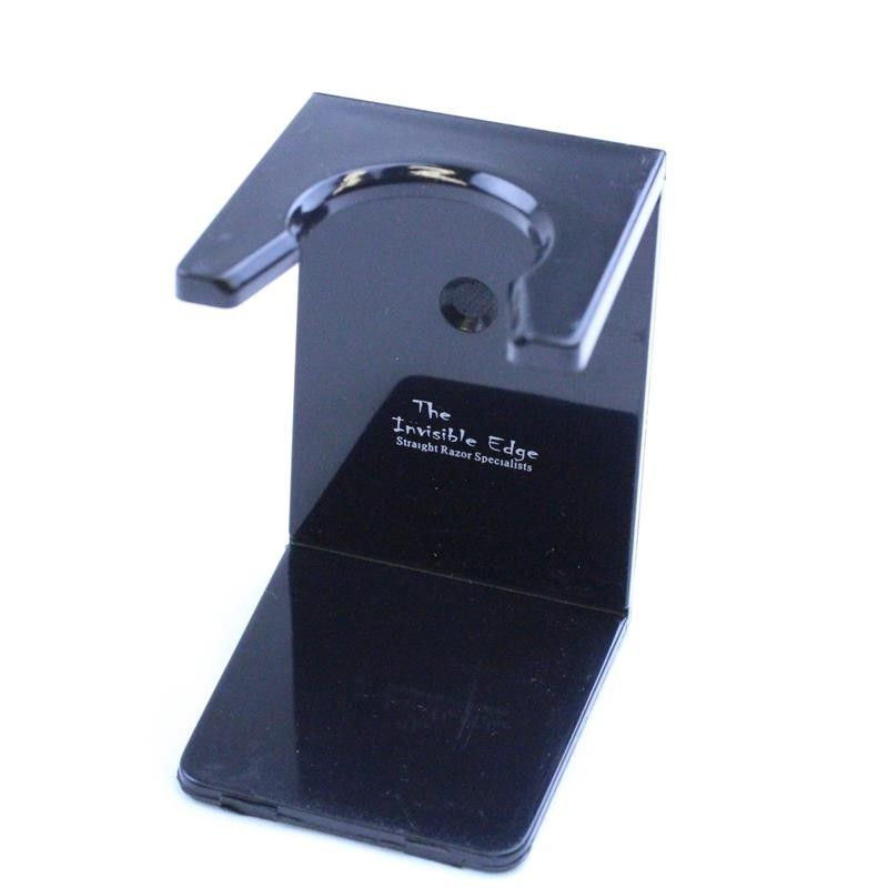 Invisible Edge Shaving Brush Stand Black