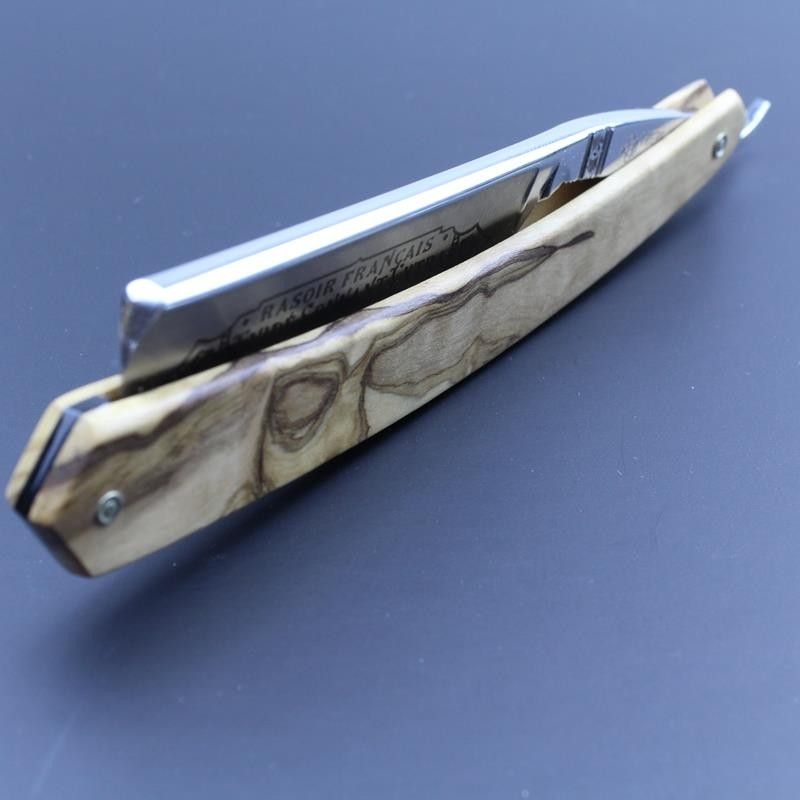 Thiers Issard Evide Sonnant Razor With Olive Wood Scales