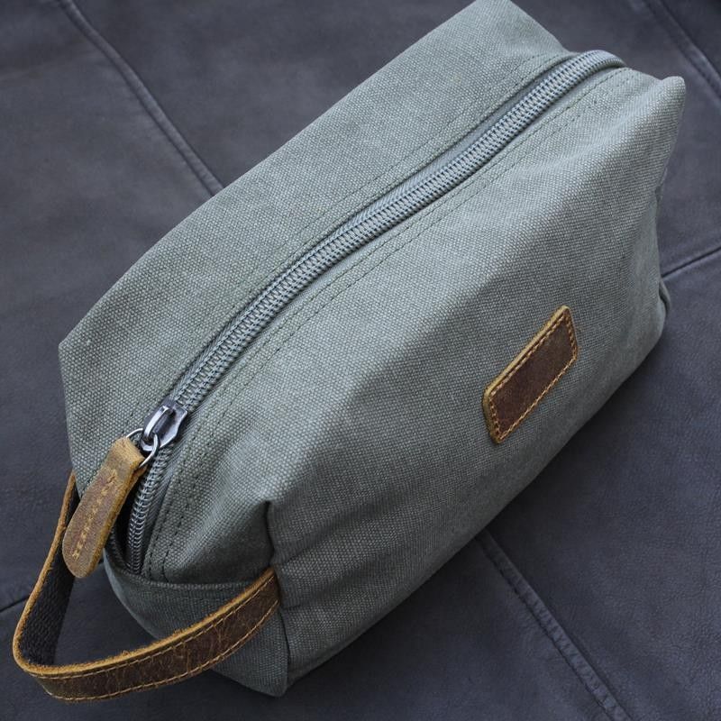 IE Canvas Dopp Kit Wash Bag