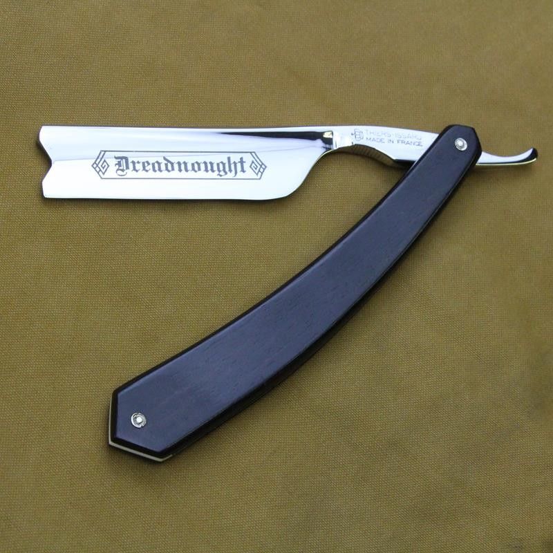 TI 7/8 Ebony Hook Nose Razor with Dreadnought Mark Thiers-Issard - 5