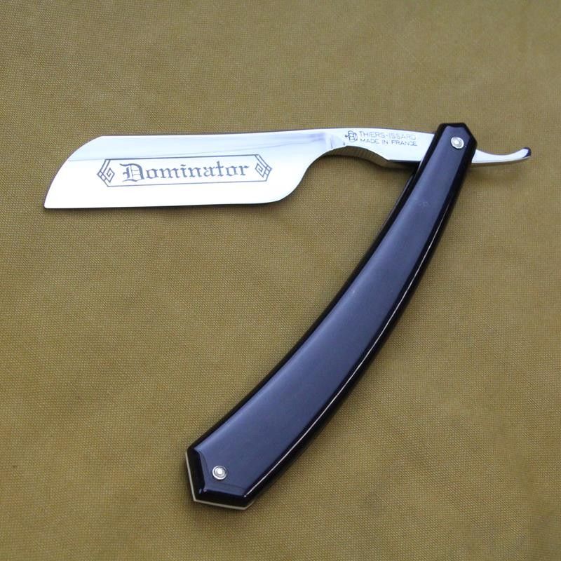TI 7/8 Black Horn Razor with a French Nose and Dominator Mark Thiers-Issard - 1