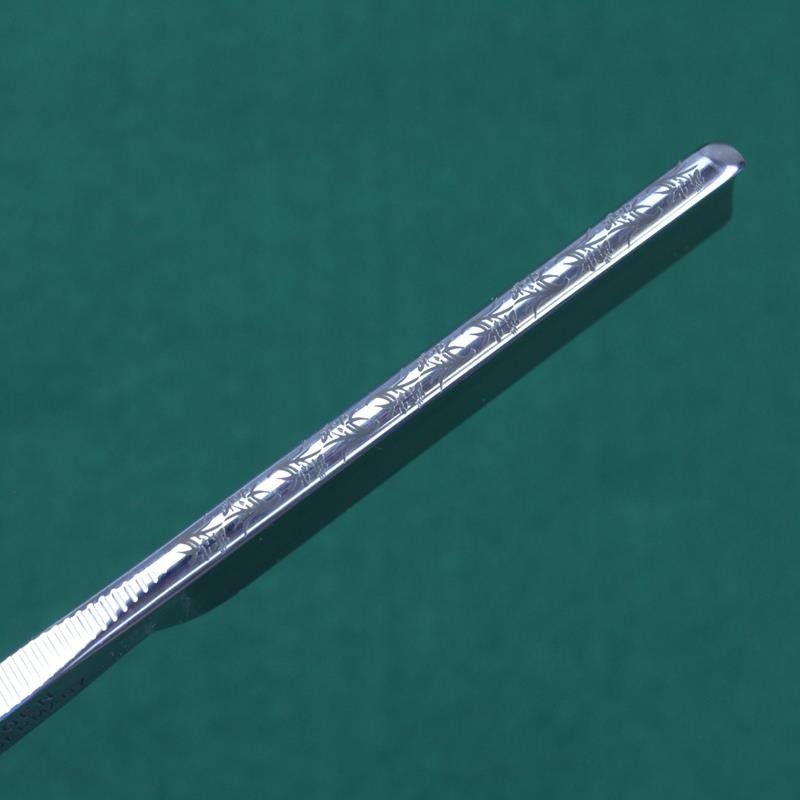 Ralf Aust 5/8 Square Point Razor with Modern Style African Blackwood Scales