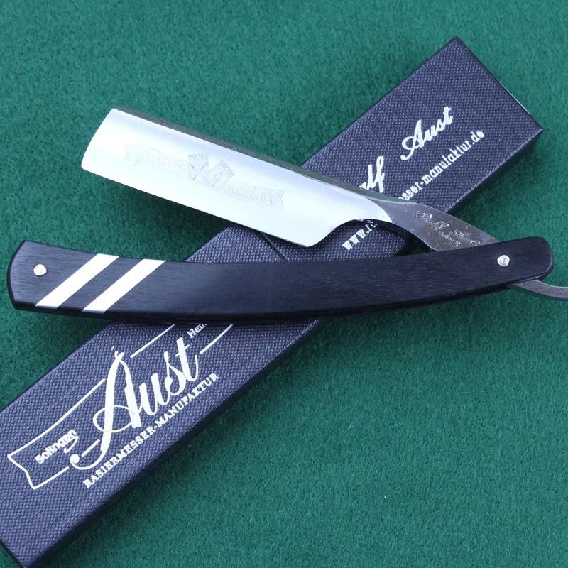 Ralf Aust 6/8 Ebony French Point Razor