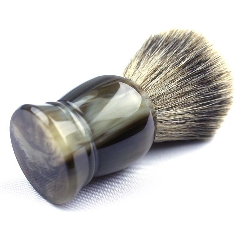 Invisible Edge Faux Horn Pure Badger Brush