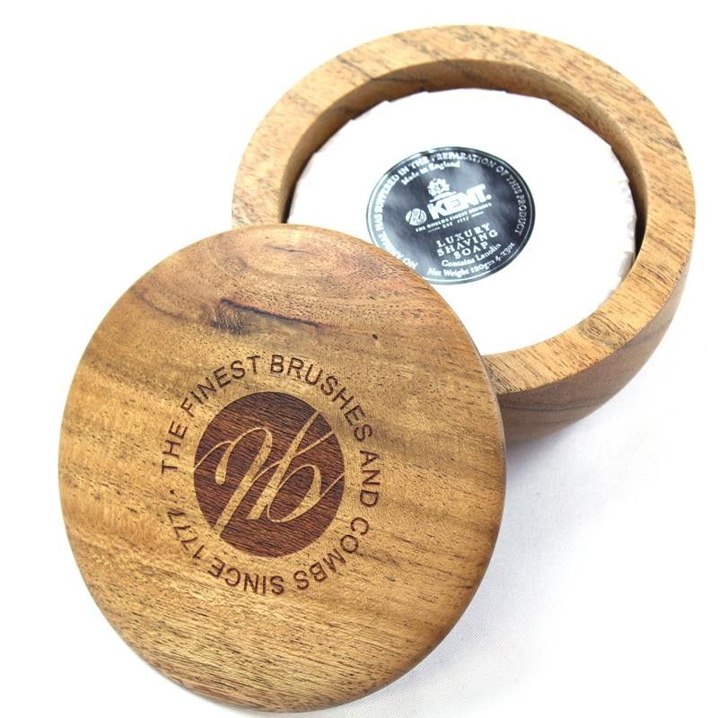 Kent Acacia Bowl and Shaving Soap