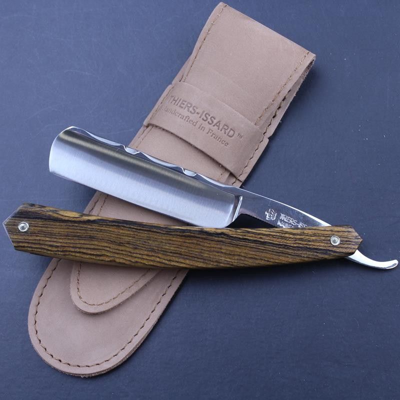 Thiers Issard 6/8 Razor with Bocote Scales and Festonne Spine