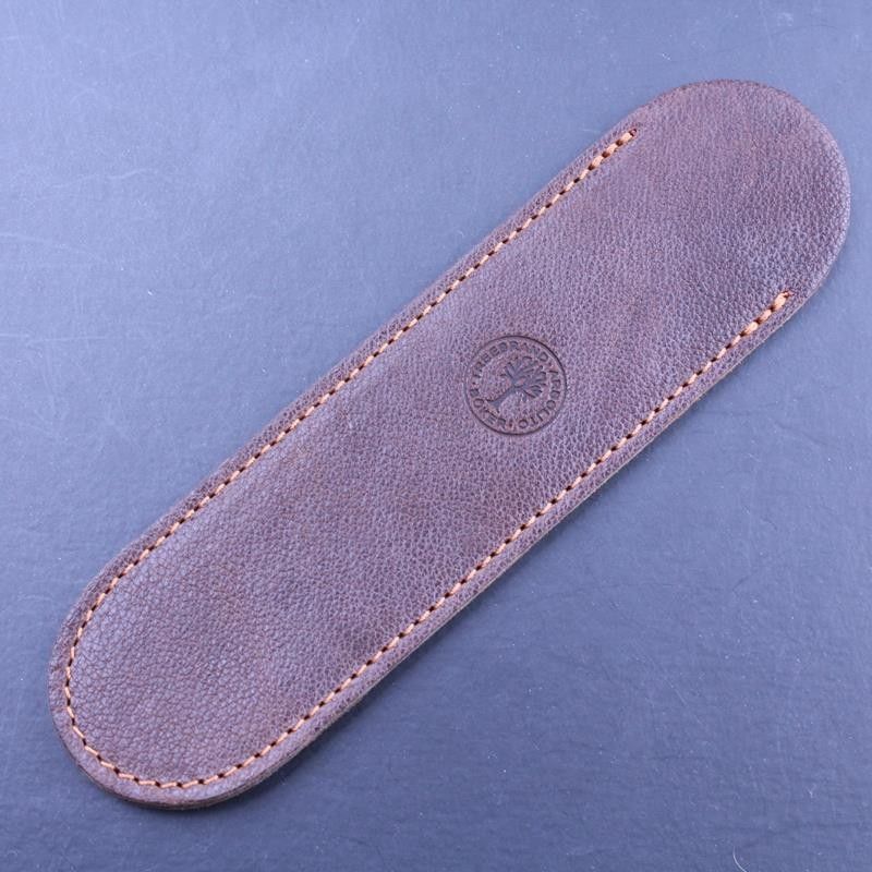 Boker Brown Leather Razor Pouch