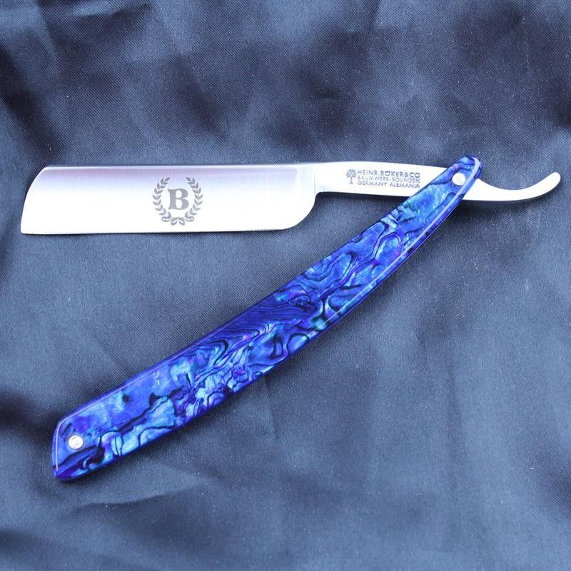 Boker 5/8 Razor with Paua Scales