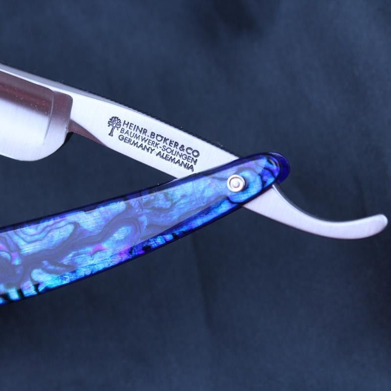 Boker 5/8 Razor with Paua Scales