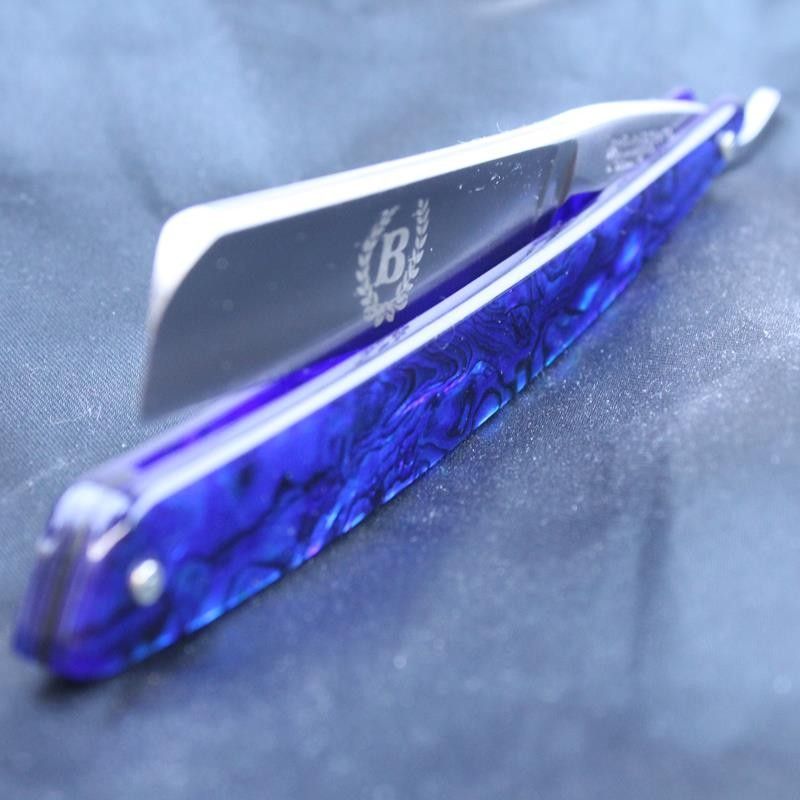 Boker 5/8 Razor with Paua Scales