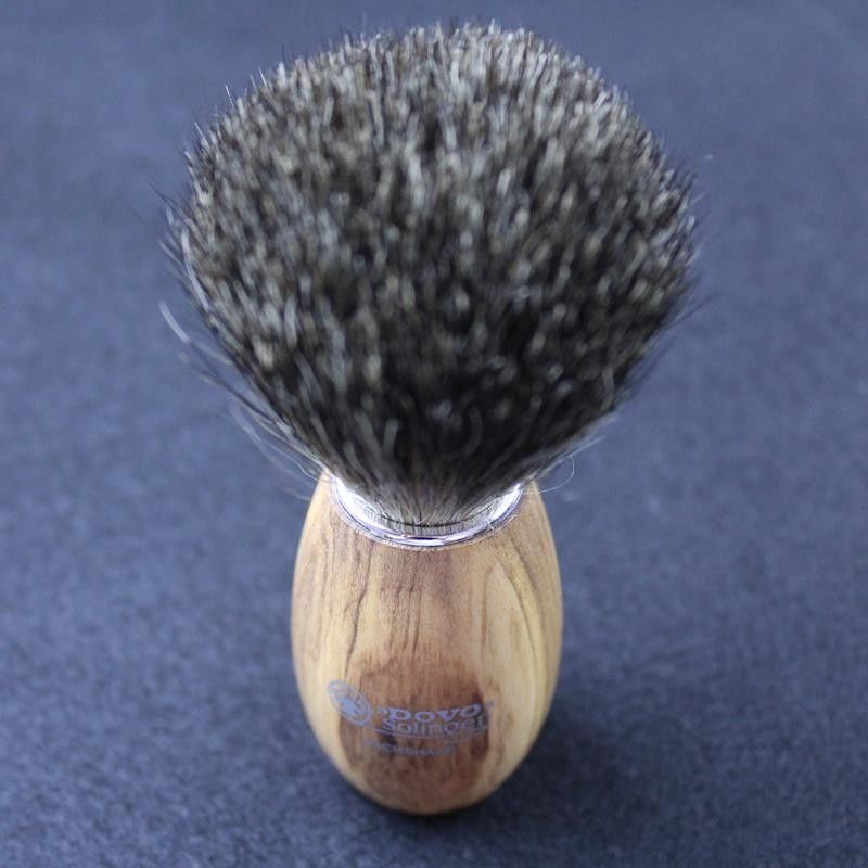 Dovo Olivewood Pure Badger Brush