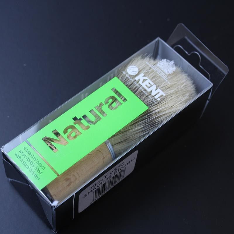 Kent Natural Beechwood Synthetic Shave Brush