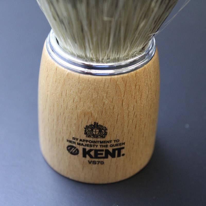 Kent Natural Beechwood Synthetic Shave Brush