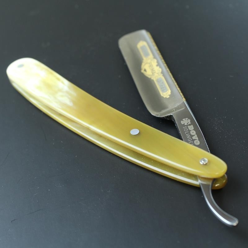 Dovo Prima Silver Steel Horn Razor