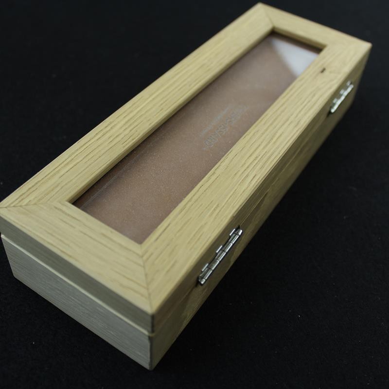 TI Deluxe Oak Display Box for 2 Razors