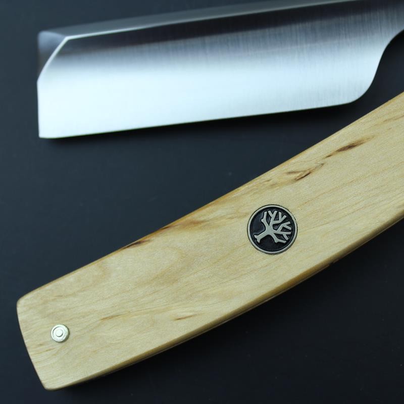 Boker Celebrated Curly Birch 6/8 Razor