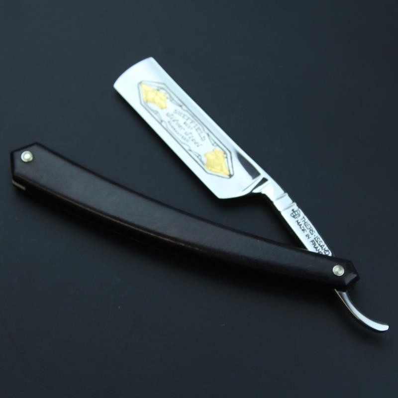 TI 6/8 Desert Ironwood Razor with Sheep & Wolf Mark