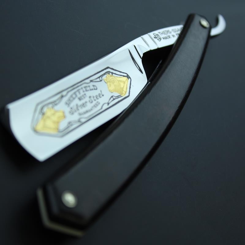 TI 6/8 Desert Ironwood Razor with Sheep & Wolf Mark