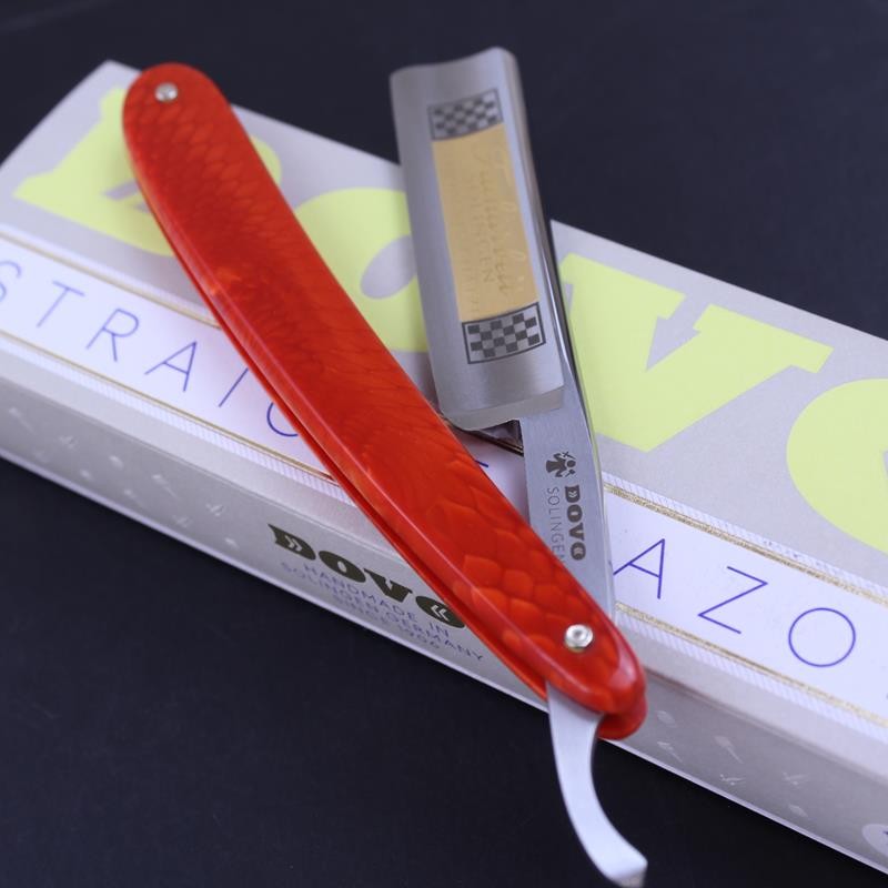 DOVO Limited Edition 6/8 Red Acrylic Facharbeit Razor
