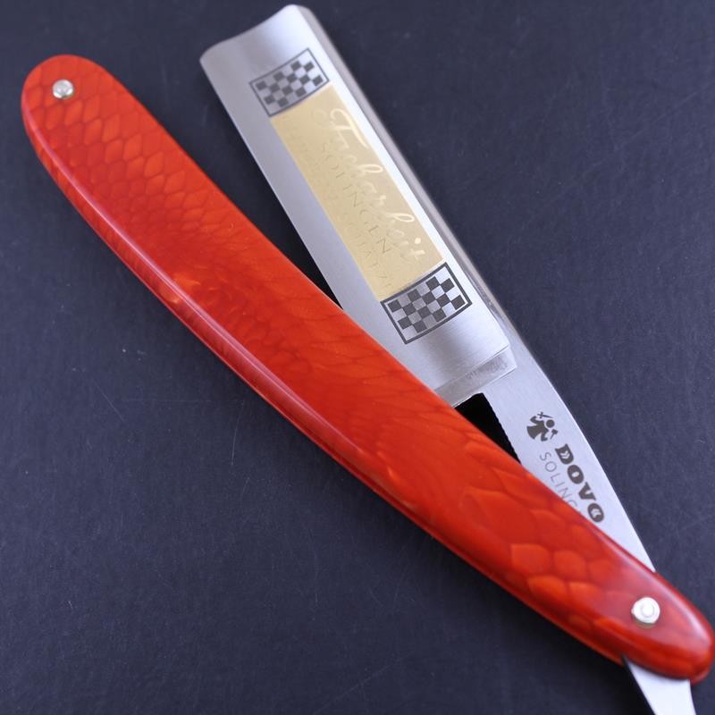 DOVO Limited Edition 6/8 Red Acrylic Facharbeit Razor