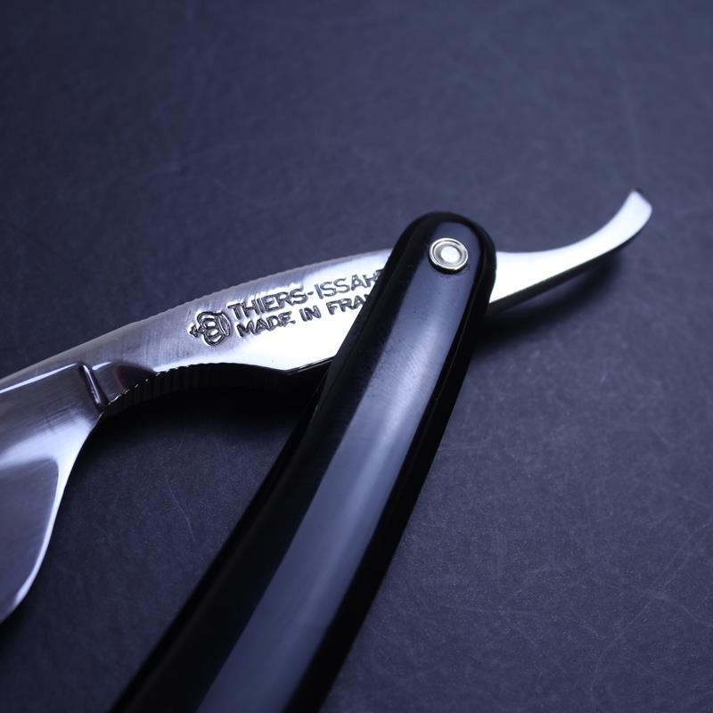 TI 7/8 Basic Black Square Point Razor