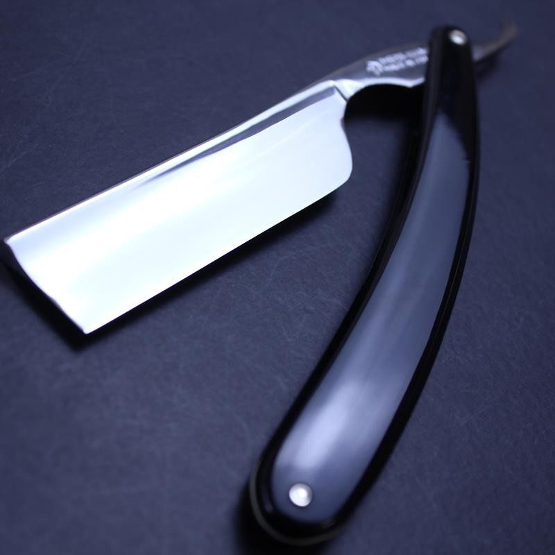 TI 7/8 Basic Black Square Point Razor