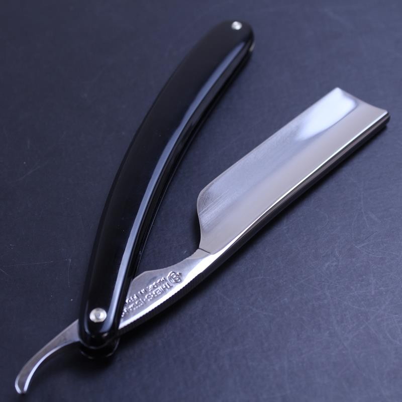 TI 7/8 Basic Black Square Point Razor