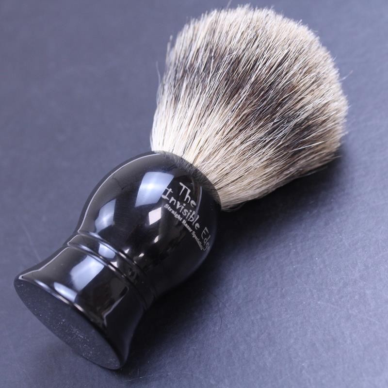 Invisible Edge Pure Badger Faux Ebony Shaving Brush
