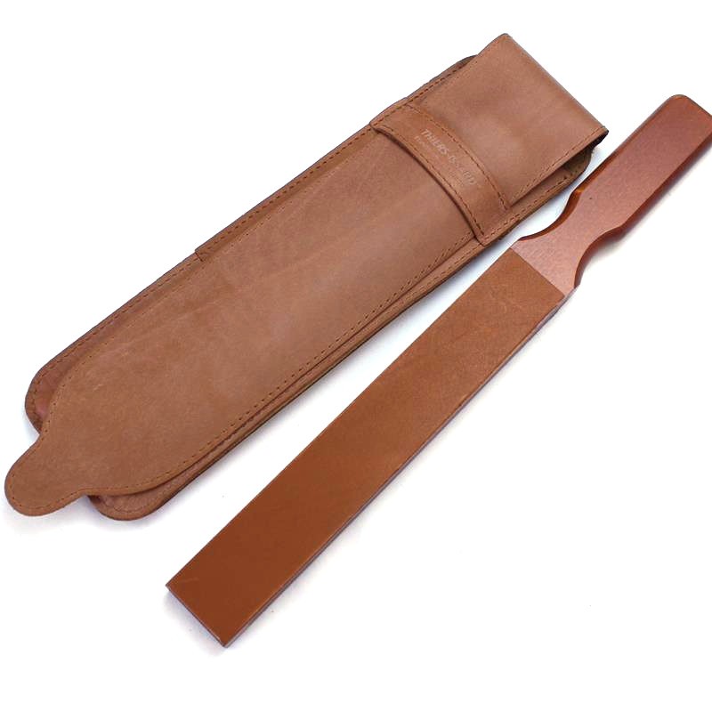 TI Luxury Travel Strop in Brown Leather Case